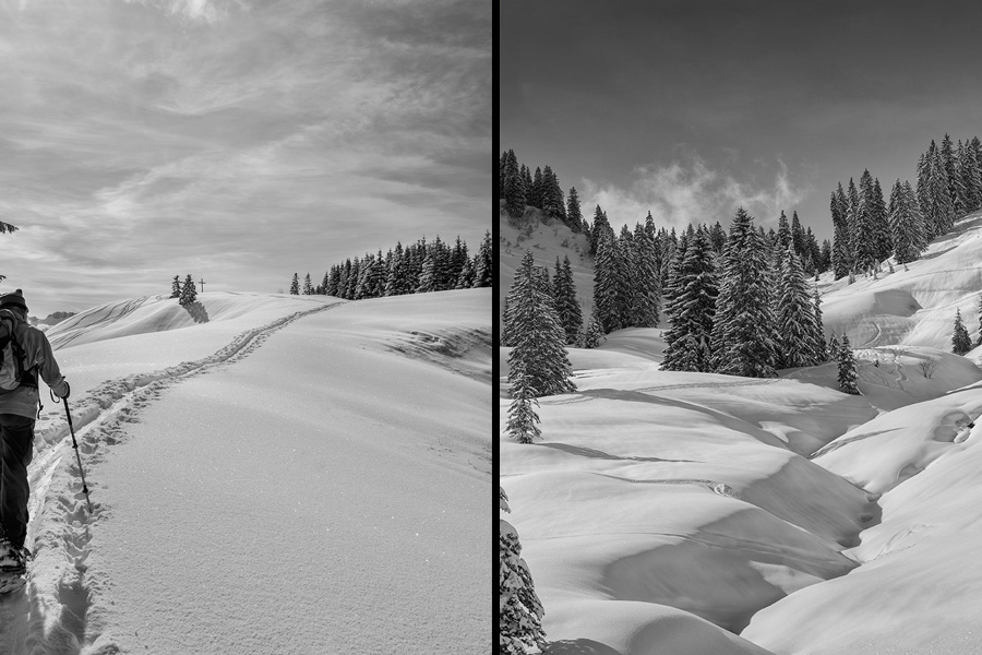 Hotel-Fotografie Balderschwang Wanderung zum Gipfel